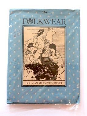 UNCUT Folkwear pattern #124 BOLIVIAN MILKMAID’S JACKET